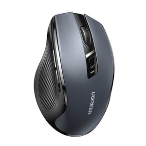 Black 2.4GHz Wireless Silent Modern Optical Mouse Adjustable 4000 DPI