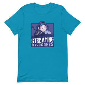 Blue Happy Blue Hair Game Streamer Shirt Live Broadcast