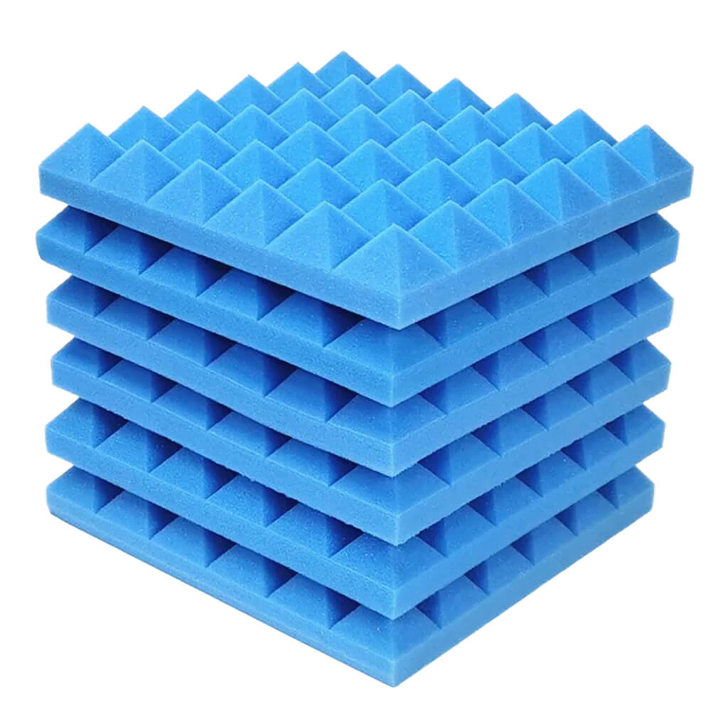 Blue Studio Wall Sound Absorption Foam Soundproof Streamer Room