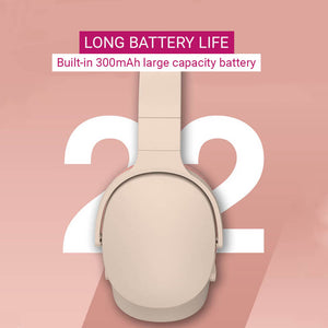 Bluetooth 5.1 Pastel Goth Headphones Mic Heavy Bass 3.5mm AUX 300mAh Battery Capacity