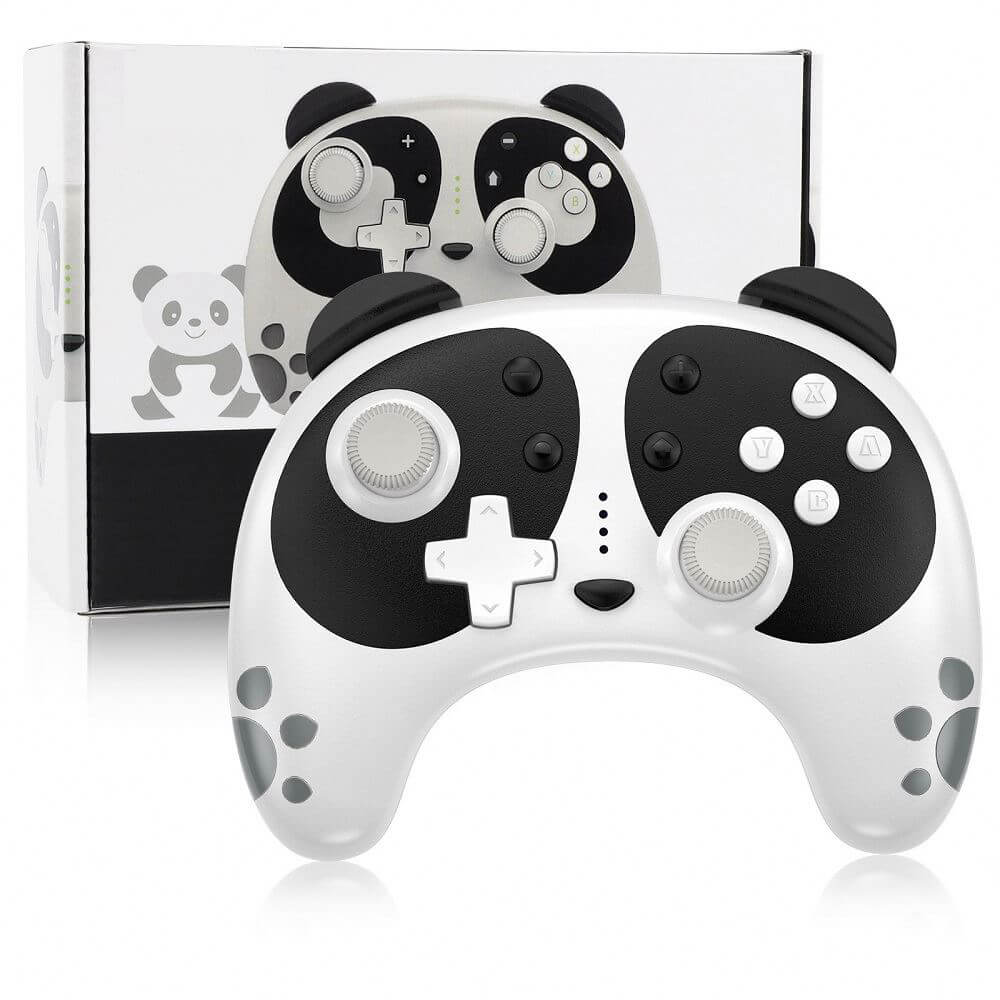 Bluetooth Cute Panda Controller Vibration Wake-Up Turbo Switch Box