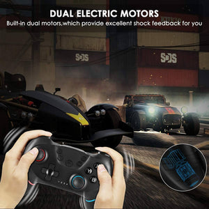 Bluetooth Multi-Color Gamepad Double Motor Vibration Turbo PC Switch