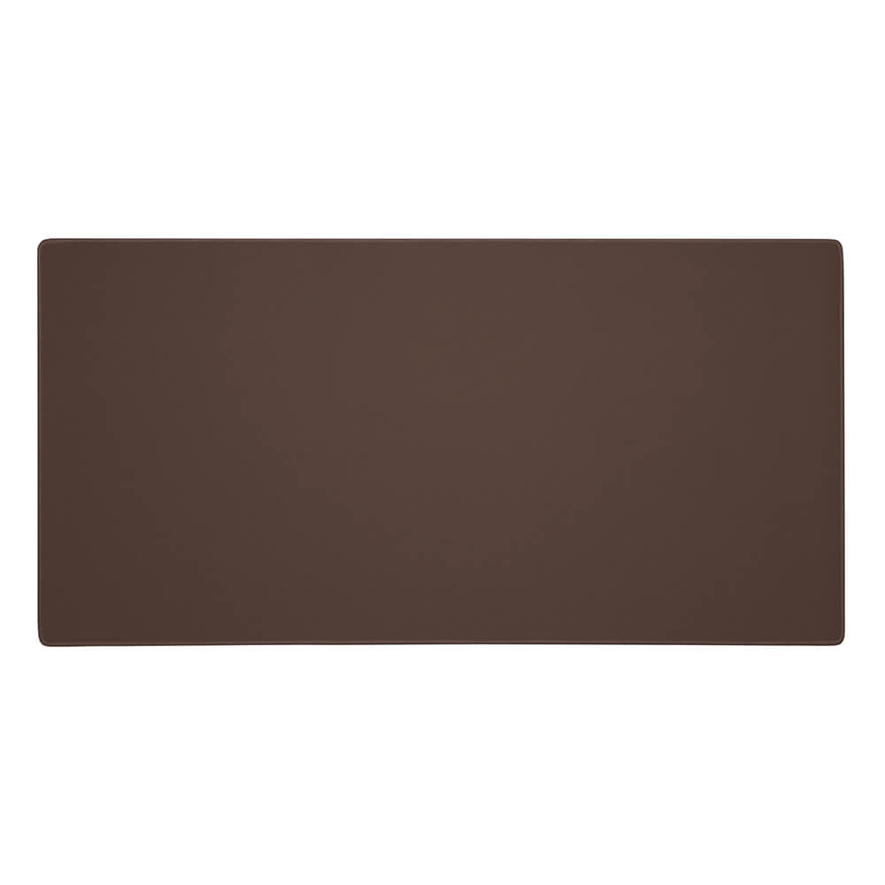 Brown Large Cozy Minimalist Unicolor Mouse Pad Anti-Slip