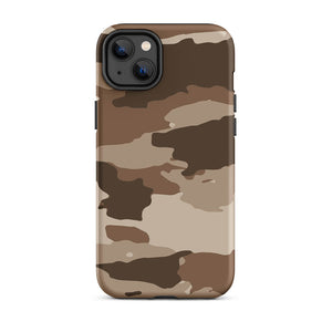Brown Wastelands Camouflage Soldier Armor iPhone 14 Plus Tough Case