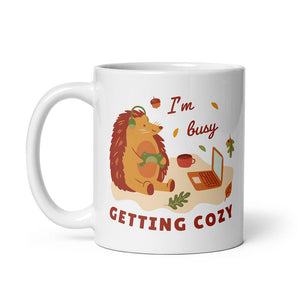 Busy Cozy PC Player Hedgehog Mug Coffee Cup 11oz