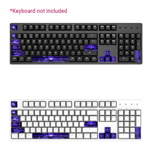 Cartoonish Dream Girl Moonlight PBT Keycaps Keyboard Keys Use