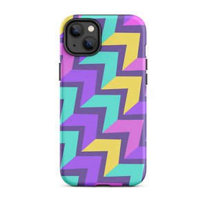 Colorful Abstract Level Up Arrowhead iPhone 14 Plus Tough Case