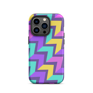 Colorful Abstract Level Up Arrowhead iPhone 14 Pro Tough Case