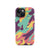 Colorful Flashy Camouflage Armor Design iPhone 15 Tough Case