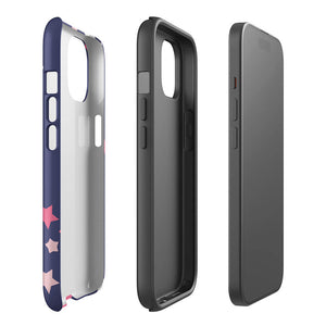 Cute Dreamy Rabbit Face Star iPhone 15 Robust Case Double-Layer