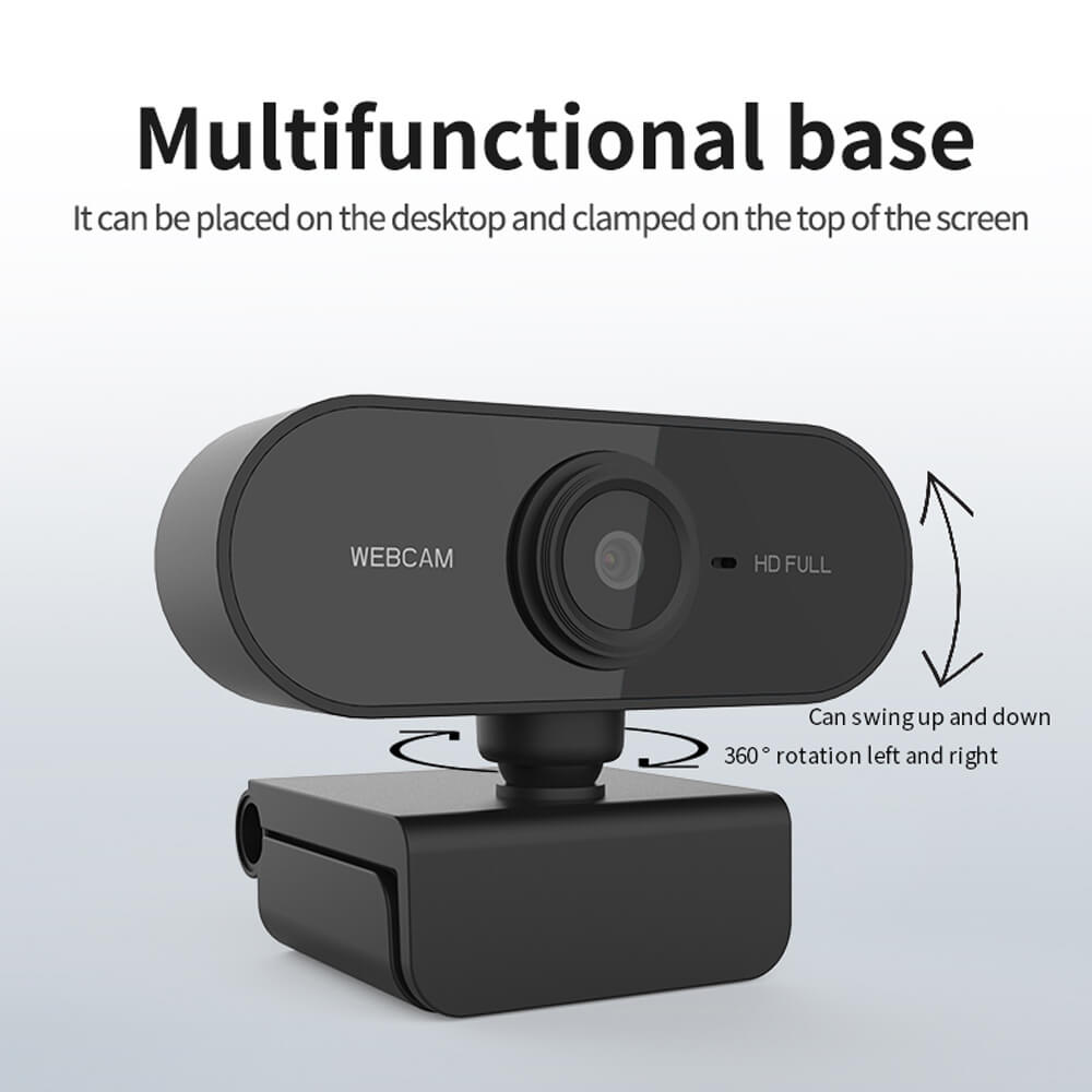 4K Webcam Mic 8 Megapixels Privacy Cover USB Tripod - Dubsnatch