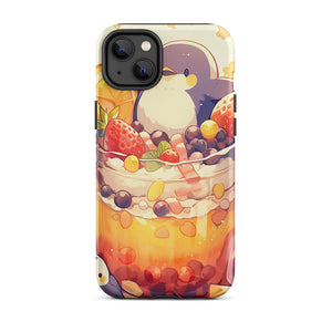 Happy Auk Fruity Bubble Tea iPhone 14 Plus Tough Case