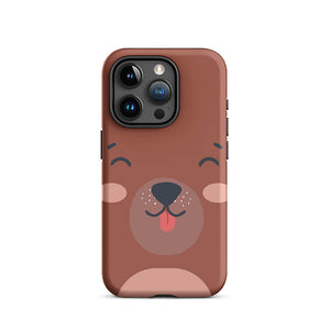 Happy Toon Bear Tongue Out iPhone 15 Pro Robust Case