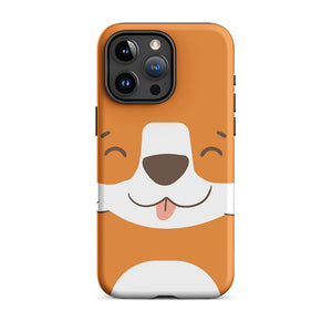 Happy Toon Fox Tongue Out iPhone 15 Pro Max Robust Case
