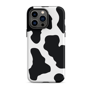 Holstein Cottage Cow Skin Pattern iPhone 14 Pro Max Robust Case