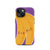 Kawaii Personified Happy Banana Faces iPhone 15 Rugged Case