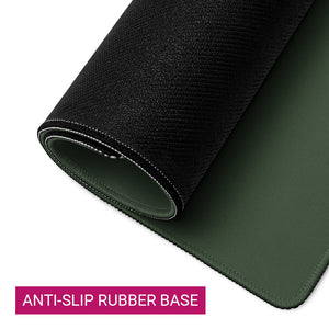 Large Cozy Minimalist Unicolor Mouse Pad Anti-Slip Rubber Base