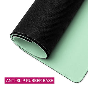 Large Pastel Minimalist Unicolor Mouse Pad Anti-Slip Rubber Base