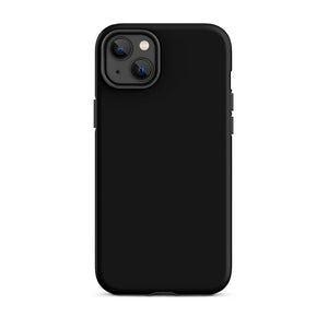 Minimalist Classy Modern Black Monochrome iPhone 14 Plus Tough Case