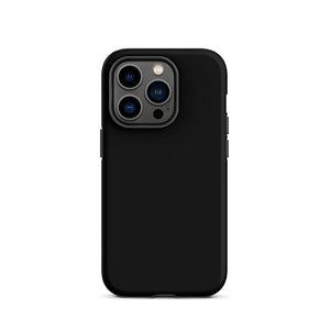 Minimalist Classy Modern Black Monochrome iPhone 14 Pro Tough Case