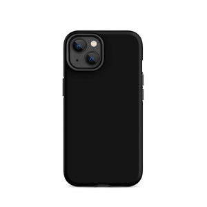 Minimalist Classy Modern Black Monochrome iPhone 14 Tough Case