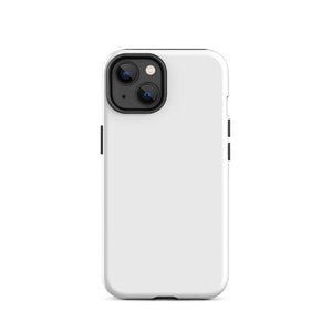 Minimalist Modern Pastel White Monochrome iPhone 14 Tough Case