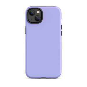 Minimalist Pastel Lavender Purple Monochrome iPhone 14 Plus Tough Case