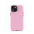 Minimalist Pastel Light Pink Monochrome iPhone 15 Tough Case
