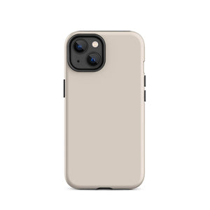 Minimalist Soft Beige Cream Monochrome iPhone 14 Tough Case