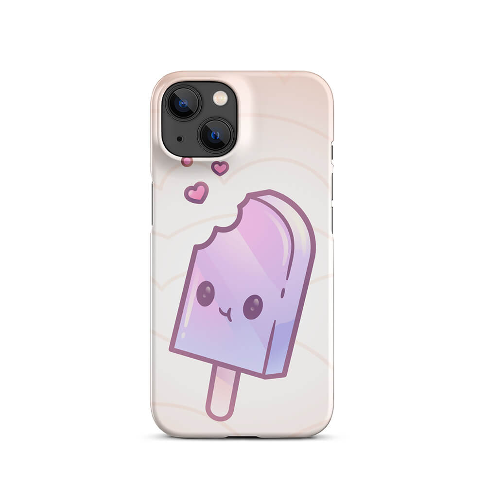 Pastel Kawaii Ice Pop OwO iPhone 14 Snap Case