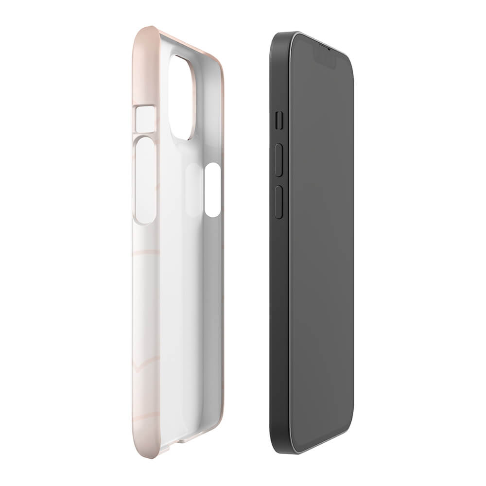 Pastel Kawaii Ice Pop OwO iPhone 14 Snap Case Side View