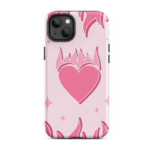 Pastel Pinky Ardent Passion Heart Iphone 14 Plus Robust Case