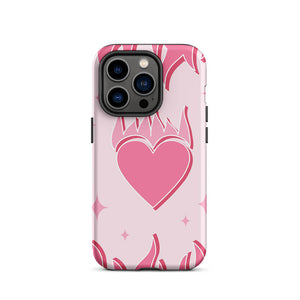 Pastel Pinky Ardent Passion Heart Iphone 14 Pro Robust Case