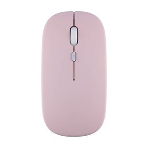 Pink Bluetooth Minimalist Pastel Mouse 1600 DPI Silent Button