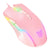 Pink RGB Backlight Cute Pastel Mouse 6400 DPI USB