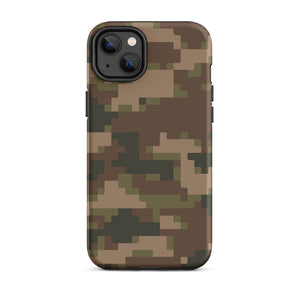 Pixelated Battlefield Soldier Camo Armor iPhone 14 Plus Tough Case