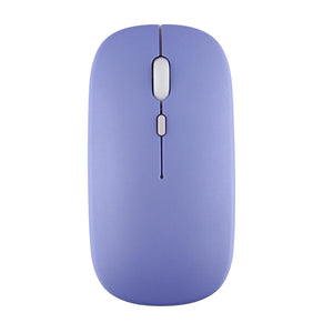 Purple Bluetooth Minimalist Pastel Mouse 1600 DPI Silent Button