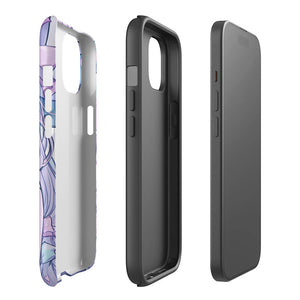 Purplish Anime Girl Witch Blush iPhone 15 Tough Case Double-Layer