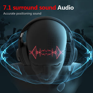 RGB 7.1 Virtual Surround Sound Audio Modern Headset Microphone USB