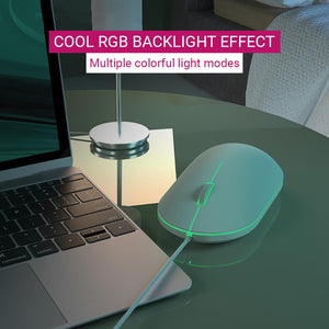 RGB Backlight LED Effects Minimalist Pastel Goth Mouse 1000 DPI USB