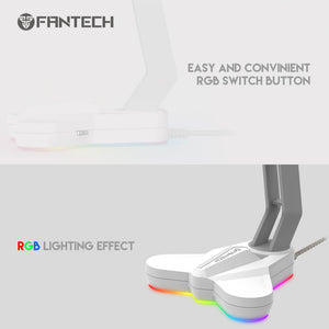 RGB Lighting Effects Spaceship Headset Stand Non-Slip Base