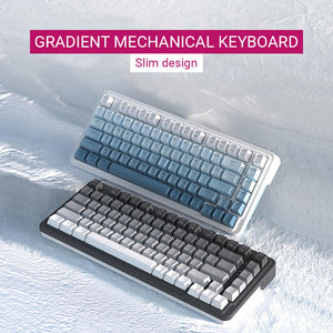 RGB Slim Gradient Color Mechanical Keyboard USB Gasket Structure