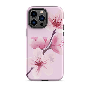 Seasonal Blooming Sakura Flower Branch iPhone 14 Pro Max Robust Case
