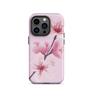 Seasonal Blooming Sakura Flower Branch iPhone 14 Pro Robust Case