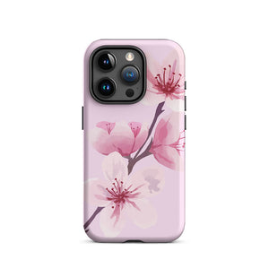 Seasonal Blooming Sakura Flower Branch iPhone 15 Pro Robust Case
