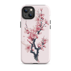 Seasonal Cherry Blossom Flower Branch iPhone 14 Plus Tough Case