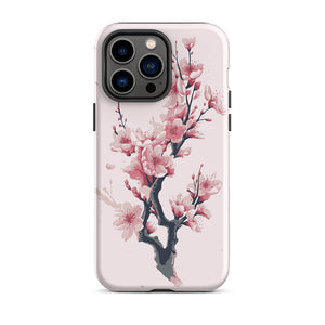 Seasonal Cherry Blossom Flower Branch iPhone 14 Pro Max Tough Case