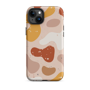 Soft Color Modern Abstract Shapes iPhone 15 Plus Robust Case