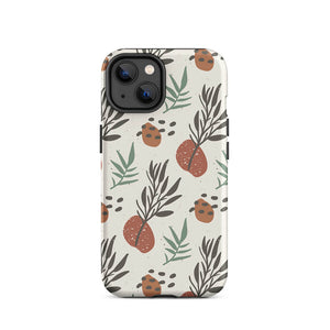 Soft Cozy Green Plant Leaf Seed iPhone 14 Case