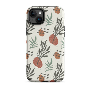 Soft Cozy Green Plant Leaf Seed iPhone 15 Plus Case